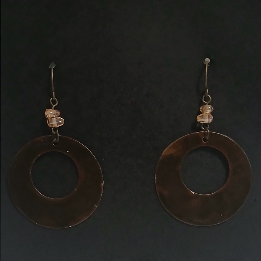 Elegant Gold-Tone Hoop Earrings